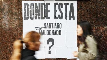 DESAPARECIDO. El caso Maldonado llegó a las aulas..
