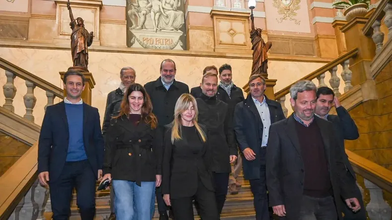 EN GRUPO. La Liga de Intendentes busca ser la cuarta pata de la mesa peronista.