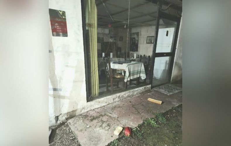 CHUBUT AL 280. El local al que habían ingresado los menores.