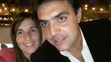 La vícitima, Laura Sirera, y su esposo Matías Bernal, acusado por el femicidio. .
