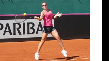 (Prensa AAT). Paula Ormaechea en el entrenamiento de ayer..