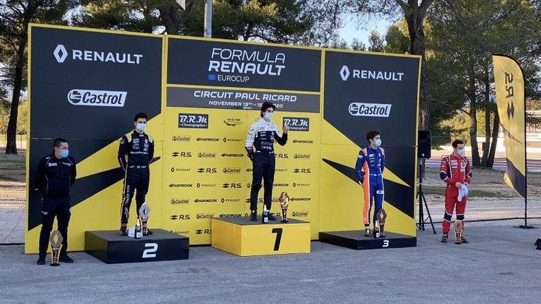 OTRO PODIO PARA COLAPINTO. El piloto pilarense acumula 8 en la temporada..