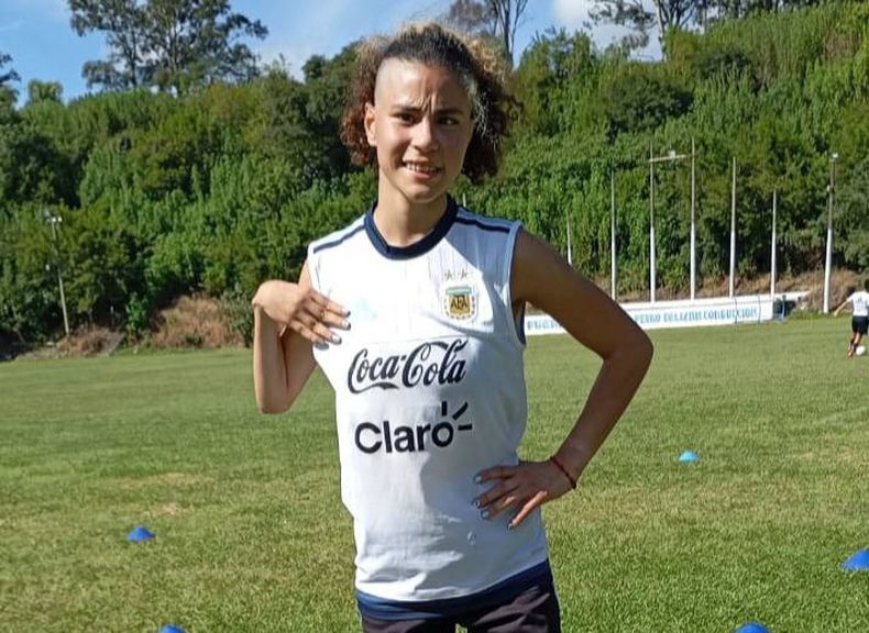 Agustina Caligari participó de las prácticas de la Selección Nacional en Jujuy.