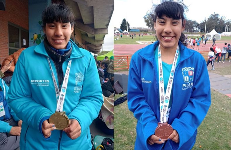 Luna Radaelli vuelve a Pilar con una medalla de oro y otra de bronce.