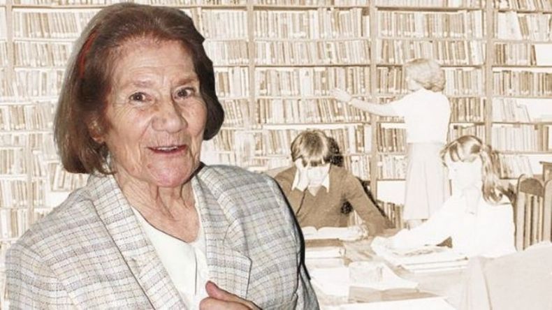 Edelma dedicó su vida a promover la lectura..