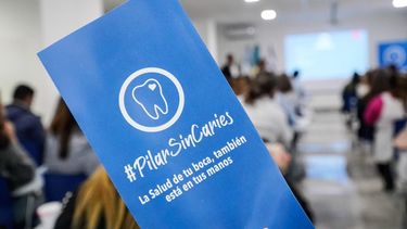 PILAR SIN CARIES. La extensión del programa se presentó en el hospital central.