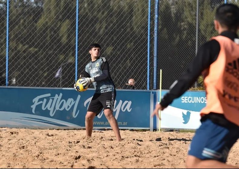 OBJETIVO. Santillán espera su chance de ser titular en la Selección.
