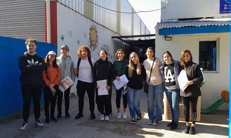 Algunos de los alumnos de la Austral que participaron de la iniciativa en San Francisco.