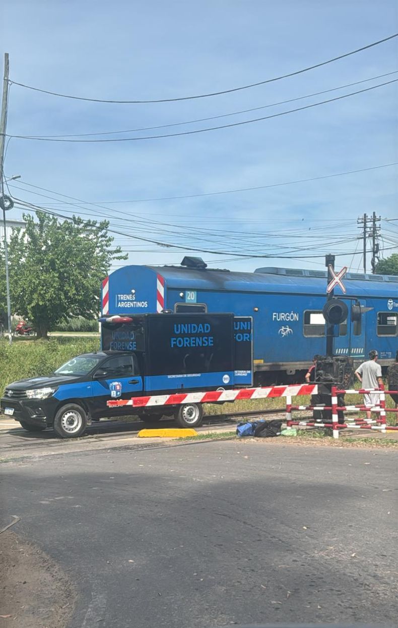 El fatal hecho tuvo lugar a la altura del paso a nivel de la calle H.G. Martin.&nbsp;