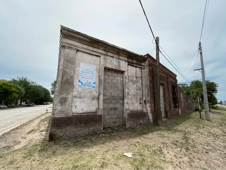 El sitio donde se habría creado la Marcha de San Lorenzo, según la comuna de Elortondo. (La Capital)..webp