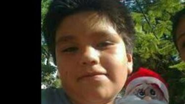 Pablo Sebastián Palavecino, de 13 años..