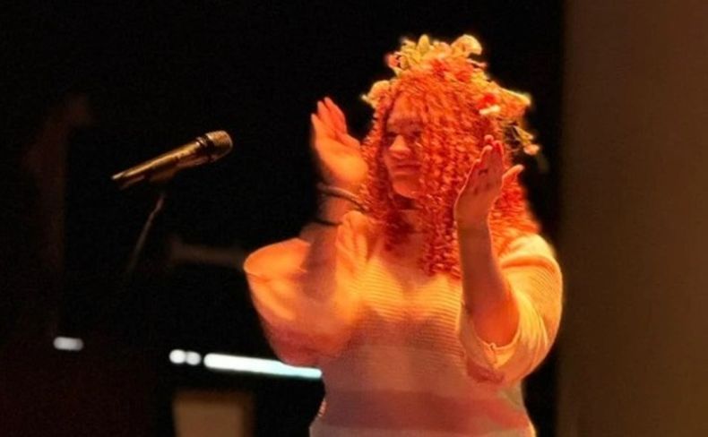 Nathalia Schmidt, este viernes en Piantao.