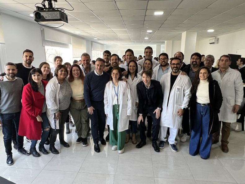 Krplak y Achával dialogaron con profesionales del sistema de salud local.