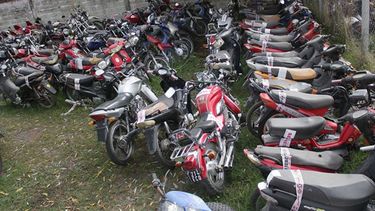 CAMBIO DE MANOS. Las motos van a parar a la policía..