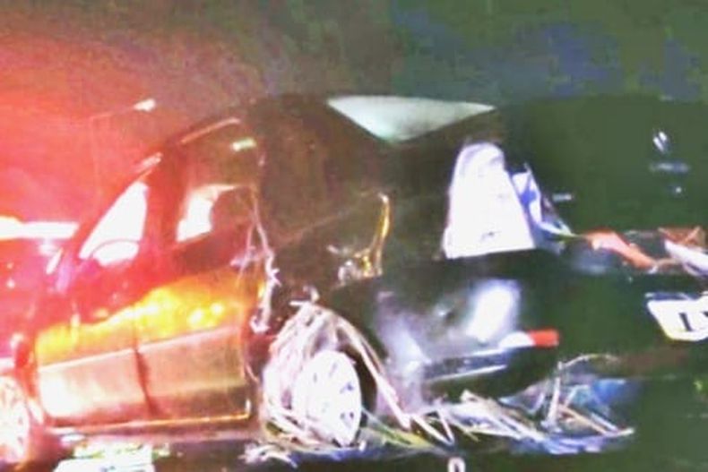El accidente tuvo lugar sobre la Ruta 25, camino a Villa Astolfi.