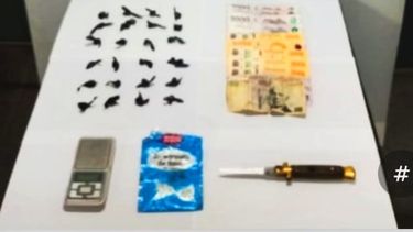 En la requisa se hallaron 24 dosis de cocaína en poder de la mujer.&nbsp;