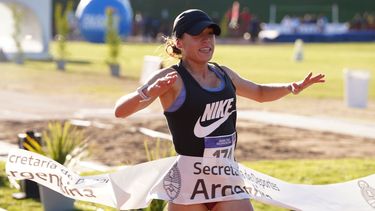 GANADORA. Casetta viene de imponerse en los 3.000 metros llanos en la Semana del Mar de Mar del Plata.