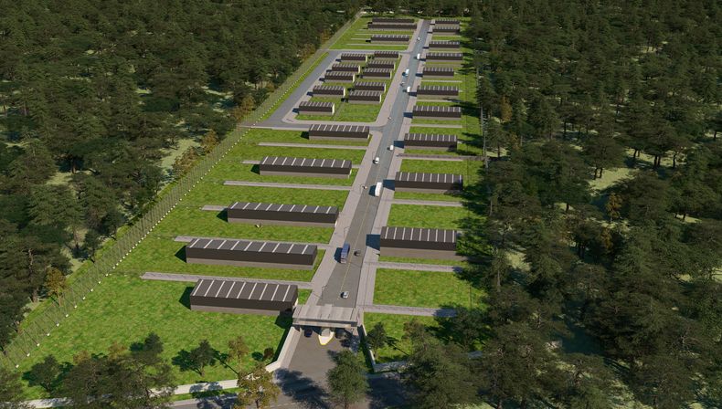 Render del Polo Buen Ayre 2 que se desarrolla en San Martín.