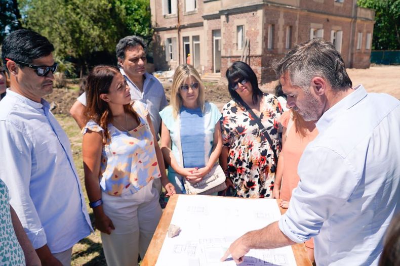 GUA Achval muestra el desarrollo de la obra en el Pellegrini