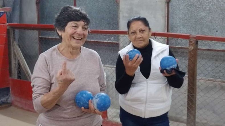 BOCHAS. Ramona Ochoa y Norma Guti&eacute;rrez se ilusionan con pelear una medalla en Mar del Plata.