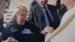 Ortega Sanz, con el Papa Francisco