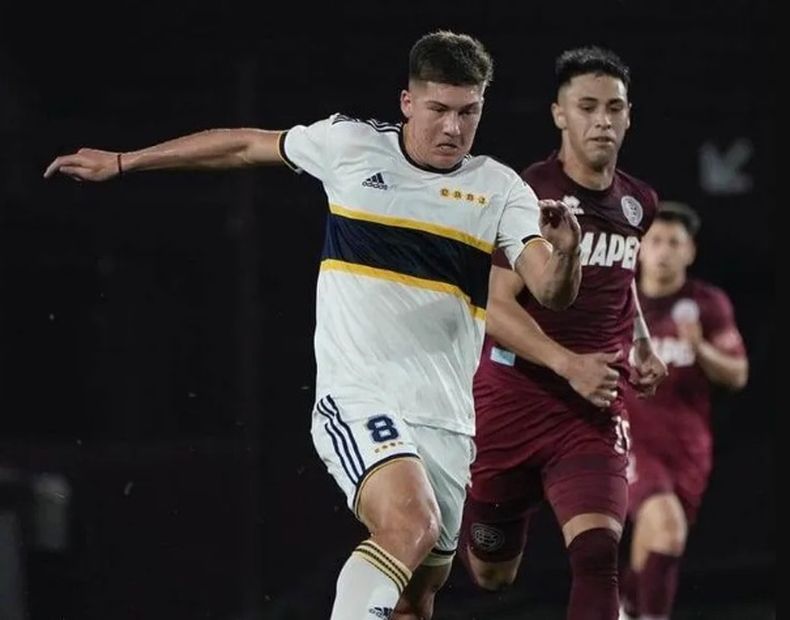 Román Rodríguez fue el primer recambio que utilizó Boca Juniors en la Copa Libertadores Sub 20.