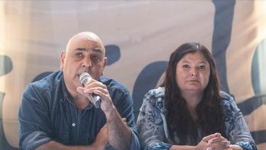 RECLAMO. El secretario General de la AJB, Hugo Russo y María Inés Giménez advirtieron la situación.