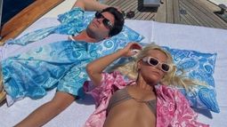 BUENA VIDA. Mientras se rumorea que los guionistas de Elite están pensando en darle nuevos giros a la serie, la actriz pilarense Valentina Zenere descansa en la isla de Capri, al sur de Italia, junto al modelo español Marc Forne..