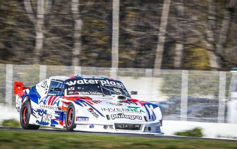 Santilli Pazos metió al Chevrolet en ritmo de los líderes. (Damián Barisch).