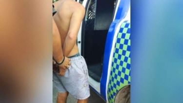 detienen a un violento sujeto que robaba cables en manzanares