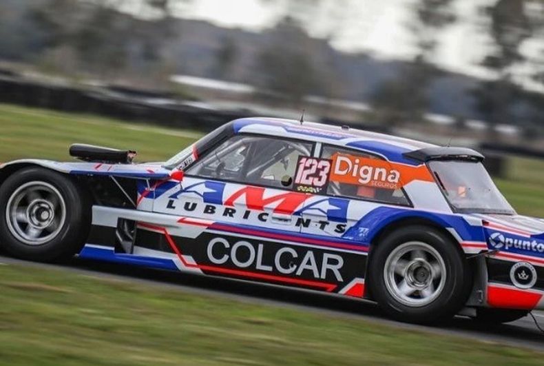 RÁPIDO. El Ford de Santilli quedó muy cerca de la pole del TC Mouras.