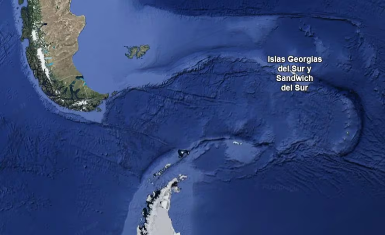 Renombrar las islas Georgias y Sándwich del Sur. (Infobae)..png