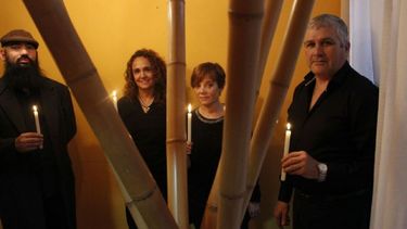 VELAS. Isaías Bianchi, Julia Giménez, Mariela Herou y Rubén González..