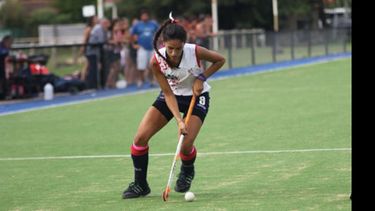Sol Acosta marcó 8 goles con la camiseta de Tiva y está entre las goleadoras de la Primera E..