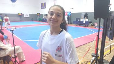 FRANCESCA MEDINA, MEDALLA DE ORO EN TAEKWONDO POR SEGUNDO AÑO CONSECUTIVO.&nbsp; &nbsp;