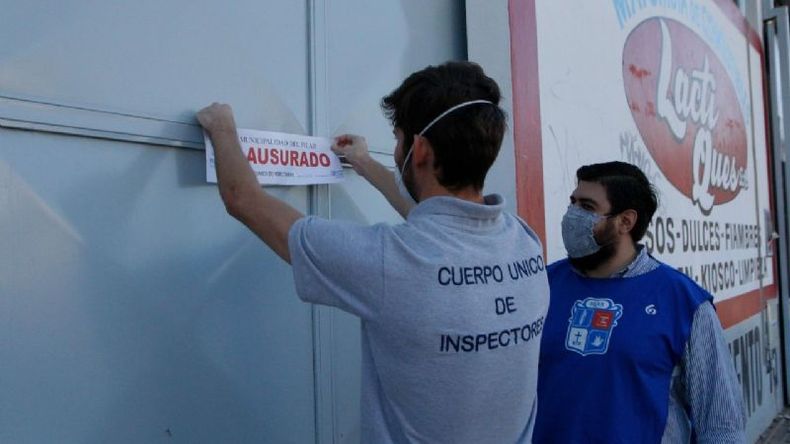 FAJA. El local fue clausurado por 24 horas. .