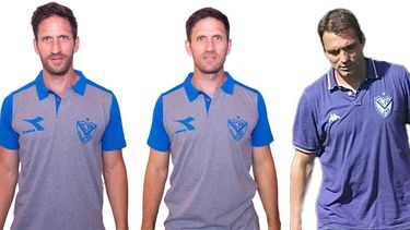 Tomás Argento, Lucas Argento y José Vázquez en Vélez Sarsfield.