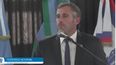 Achával, hace instantes, al dejar inaugurado el periodo de sesiones ordinarias del Concejo Deliberante. Achával, hace instantes, al dejar inaugurado el periodo de sesiones ordinarias del Concejo Deliberante.