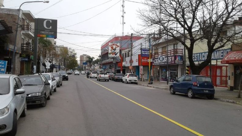 La zona bancaria de Tucumán, sin actividad..