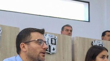 IMPULSOR. El oficialista Iván Giordano reclamó por el mal estado de la Autovía Pilar-Pergamino.