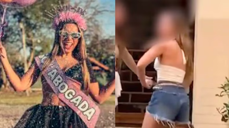 Agostina Páez tiene 29 años. (La Gaceta/captura de video X/ @jornalodia).