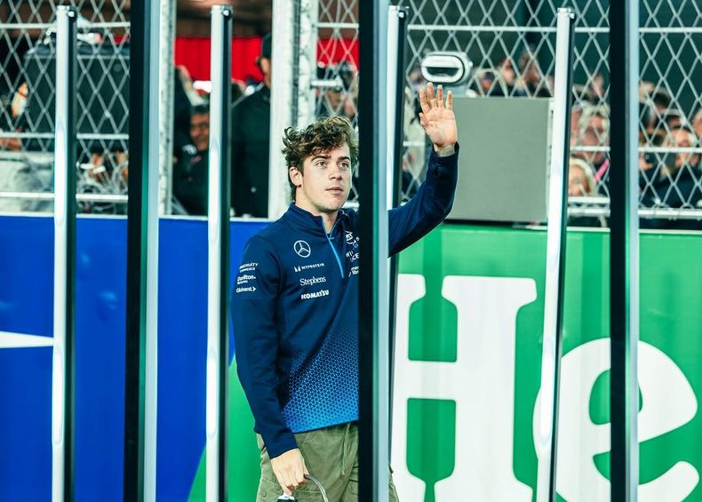 Franco Colapinto: “Mi sueño desde chiquito era manejar un F1 y listo. Todo lo que viene alrededor, yo nunca lo busqué, nunca lo quise”.