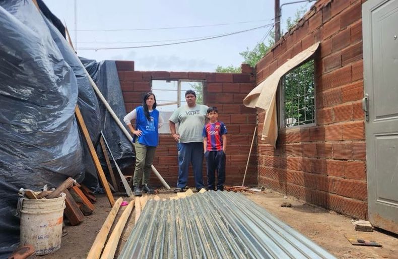 El Municipio entregó materiales para la reconstrucción de 156 viviendas dañadas por el temporal.&nbsp;