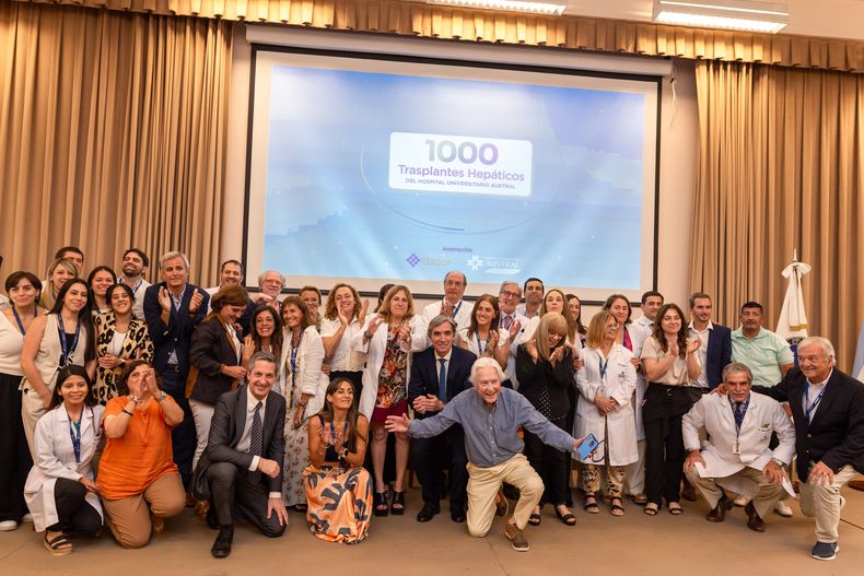 El Hospital Universitario Austral superó los 1000 trasplantes hepáticos.