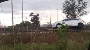 ACCIDENTE. La conductora del automóvil resultó ilesa.&nbsp;