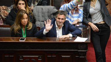 APOYO. El intendente Federico Achával estuvo en el recinto. &nbsp;