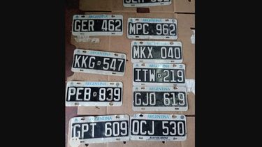 ¿ESTÁ LA TUYA? Algunas de la patentes encontradas en el Parque Industrial Pilar.