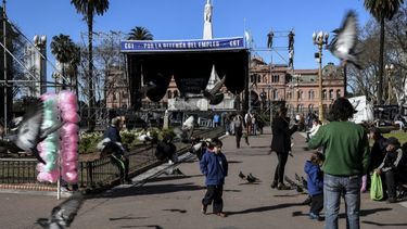 La CGT llevará hoy sus reclamos a la Plaza de Mayo