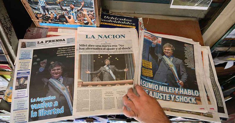 Preocupa la Libertad de prensa durante el gobierno de Milei. (elpais.com.uy)..jpg