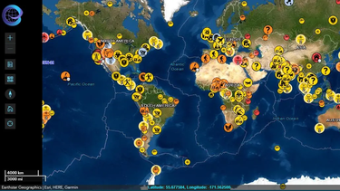 Un Mapa de los desastres naturales y artificiales